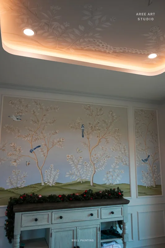 “ Oriental Botanical Mural ”